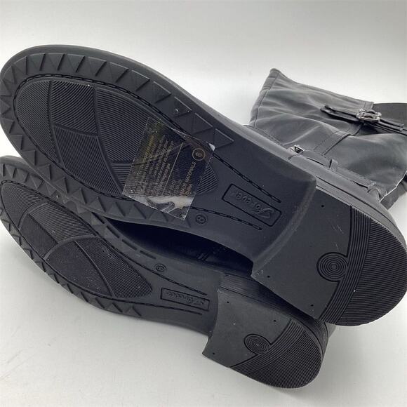 Forever Women's Black Knee-High Riding Boots Size 8 - Picture 8 of 9